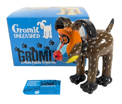 Lot 699 - WALLACE & GROMIT - GROMIT UNLEASHED FIGURINE - MANDRILLE'S BEST FRIEND