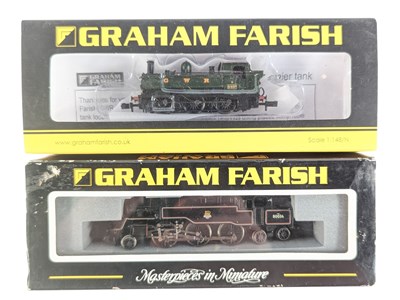 Lot 171 - MODEL RAILWAY - x2 GRAHAM FARISH N GAUGE LOCOMOTIVE ENGINES