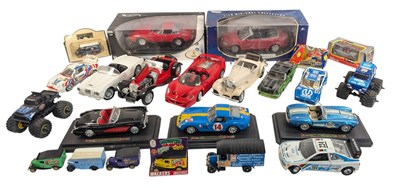 Lot 480 - DIECAST - COLLECTION OF ASSORTED DIECAST INCLUDING 1/18 SCALE