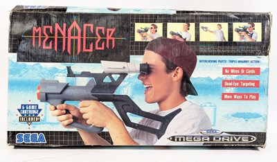 Lot 789 - RETRO GAMING - BOXED SEGA MENACER GUN AND GAME