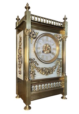 Lot 331 - 19TH CENTURY FRENCH 8 DAY STRIKING MANTEL CLOCK