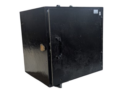 Lot 734 - CHUBB AND SON LOCKABLE FLOOR SAFE BLACK