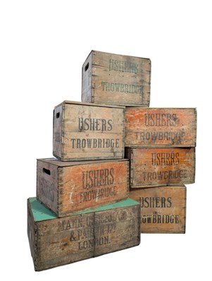Lot 97 - WATNEY MANN - SELECTION OF SEVEN SHIPPING CRATES