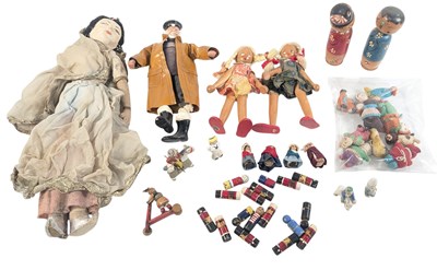 Lot 225 - DOLLS - COLLECTION OF POLISH, INDIAN, JAPANESE & OTHER VINTAGE DOLLS