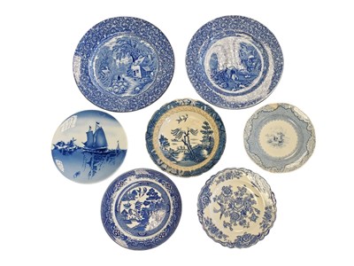 Lot 152 - COLLECTION OF 19TH CENTURY & LATER IRONSTONE CHINA PLATES