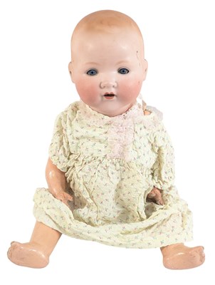 Lot 238 - DOLLS - VINTAGE GERMAN ARMAND MARSEILLE BISQUE HEADED DOLL