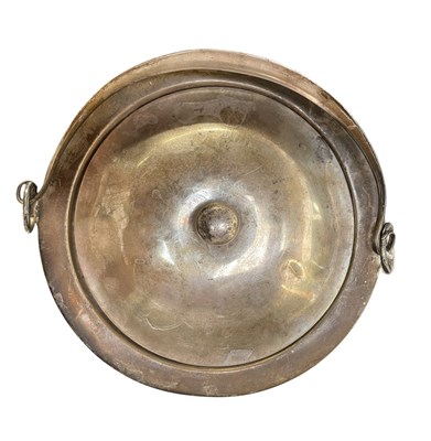 Lot 5 - HANNAH BARLOW FOR DOULTON LAMBETH - 19TH CENTURY SILVER BANDED BISCUIT BARREL
