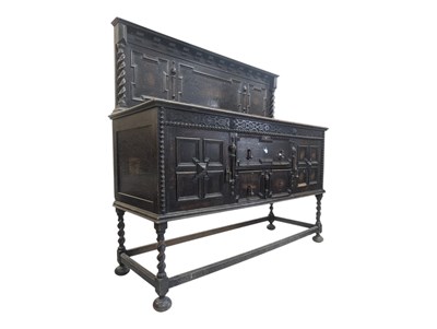 Lot 799 - EARLY 20TH CENTURY JACOBEAN REVIVAL OAK SIDEBOARD