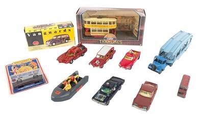 Lot 205 - DIECAST - VINTAGE DINKY, CORGI & OTHER MODEL VEHICLES