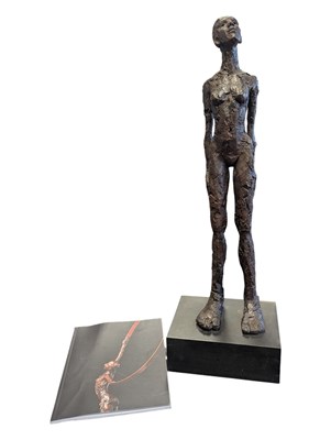 Lot 377 - CONTEMPORARY CAROL PEACE BRONZE RESIN SCULPTURE