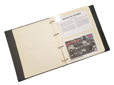 Lot 494 - ROUTE TO VICTORY WWII COIN COVER COLLECTION
