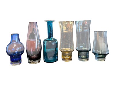 Lot 158 - A COLLECTION OF LATE 20TH CENTURY FINNISH STUDIO GLASS