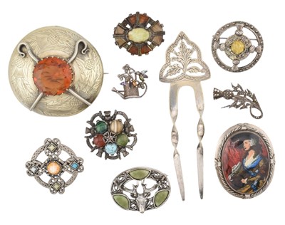 Lot 356 - COLLECTION OF SILVER WHITE METAL & COSTUME JEWELLERY