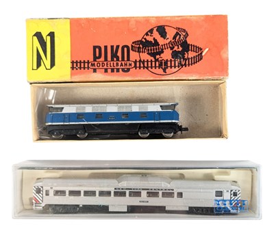 Lot 198 - MODEL RAILWAY - x2 KATO & PIKO N GAUGE DIESEL LOCOMOTIVE ENGINES