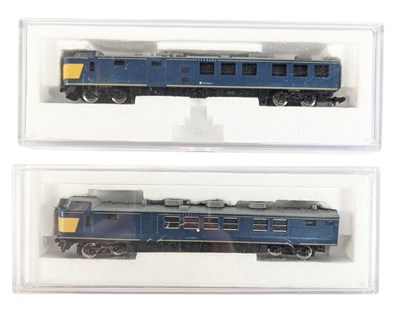 Lot 224 - MODEL RAILWAY - x2 TOMIX KUMOYA 192/193 JR INSPECTION CARS