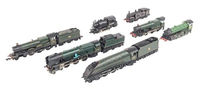 Lot 218 - MODEL RAILWAY - x7 N GAUGE LOCOMOTIVE STEAM ENGINES