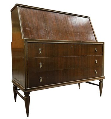 Lot 365A - RETRO MID 20TH CENTURY WALNUT BUREAU DESK