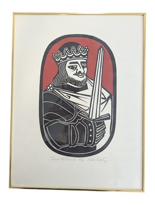 Lot 385 - WILLIE RODGER (1930 - 2018) - TWO 1970S LIMITED EDITION PLAYING CARDS SCREENPRINT PRINTS