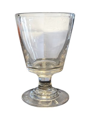 Lot 166 - 18TH CENTURY GEORGE III RUMMER GLASS