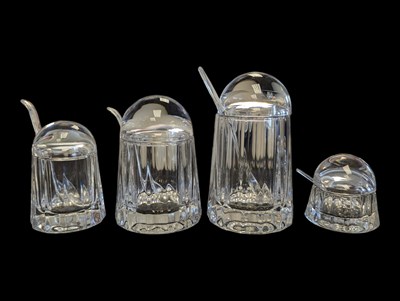 Lot 167 - PALOMA PICASSO - LATE 20TH CENTURY VILLEROY & BOCH GLASS CRUET SET