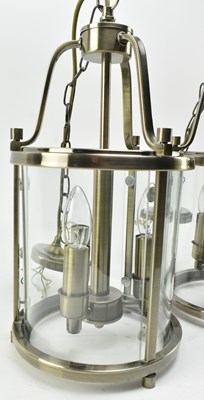 Lot 431 - PAIR OF CONTEMPORARY DESIGNER CEILING LIGHTS