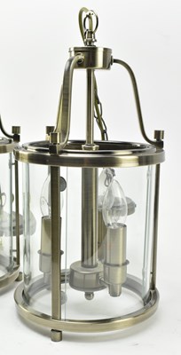 Lot 431 - PAIR OF CONTEMPORARY DESIGNER CEILING LIGHTS