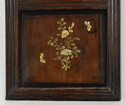 Lot 89 - PAIR OF CHINESE OAK AND MOTHER OF PEARL INLAID PANELS