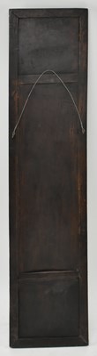 Lot 89 - PAIR OF CHINESE OAK AND MOTHER OF PEARL INLAID PANELS