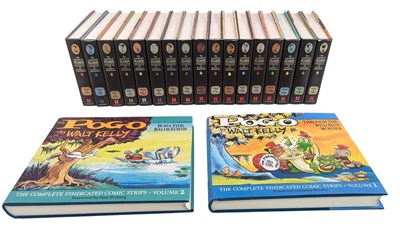 Lot 603 - COMICS - x17 VOLUMES OF 'THE COMPLETE PEANUTS' HARDBACK COLLECTION