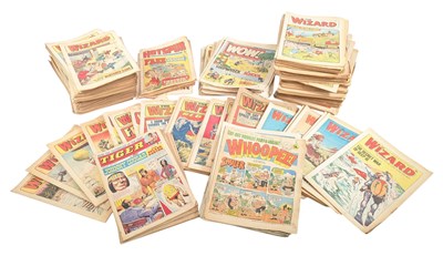 Lot 605 - COMICS - LARGE COLLECTION OF 'THE WIZARD' & OTHER BRITISH COMICS