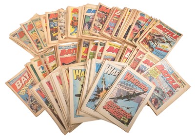 Lot 612 - COMICS - COLLECTION OF VINTAGE 1970s ISSUES OF 'BATTLE' & 'WARLORD' COMICS
