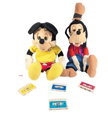 Lot 799 - DISNEY - x2 ORIGINAL MICKEY MOUSE & GOOFY TALKING PLUSH TOYS