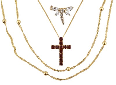 Lot 166 - COLLECTION OF 9CT GOLD JEWELLERY