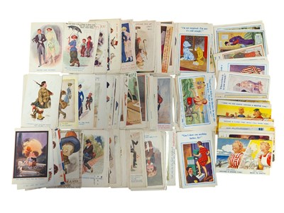 Lot 515 - COLLECTION OF EARLY 20TH CENTURY FRED SPURGIN & DONALD MCGILL ILLUSTRATION POSTCARDS