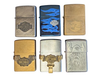 Lot 396 - COLLECTION OF LATE 20TH CENTURY VINTAGE HARLEY DAVIDSON ZIPPO LIGHTERS