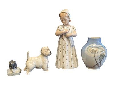 Lot 180 - FOUR ROYAL COPENHAGEN PORCELAIN FIGURINES