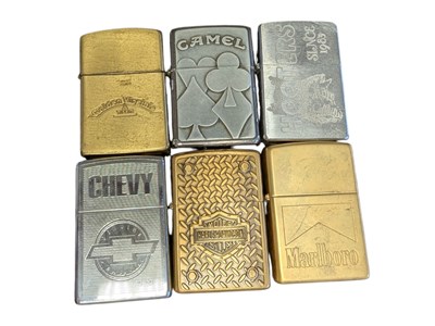Lot 400 - COLLECTION OF LATE 20TH CENTURY VINTAGE ADVERTISING ZIPPO LIGHTERS