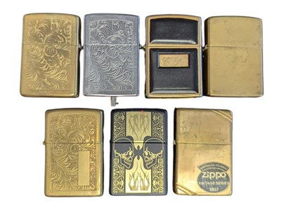 Lot 401 - COLLECTION OF LATE 20TH CENTURY VINTAGE ZIPPO LIGHTERS