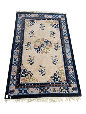 Lot 907 - VINTAGE 20TH CENTURY CHINESE PEKING CARPET FLOOR RUG