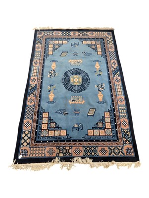 Lot 909 - LARGE VINTAGE 20TH CENTURY CHINESE PEKING CARPET FLOOR RUG