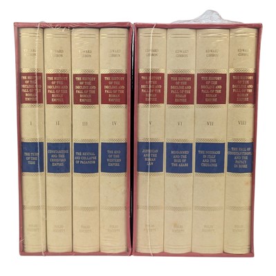 Lot 65 - GIBBON, EDWARD - THE FOLIO SOCIETY, THE DECLINE AND FALL OF THE ROMAN EMPIRE, IN OG PACKAGING