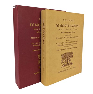 Lot 63 - GALILEI, GALILEO - DISCORSI E DIMOSTRAZIONI MATEMATICHE, FACSIMILE OF 1638 EDITION