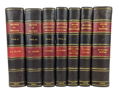 Lot 51 - 19TH-CENTURY MEDICAL BOOKS - LECTURES ON CHILDREN'S DISEASES, PRACTICE OF MEDICINE & OTHERS