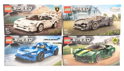 Lot 647 - LEGO - x4 SEALED SPEED CHAMPIONS SETS NO. 76915, 76908, 76907, 76902