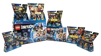 Lot 607 - LEGO - A COLLECTION OF BOXED DIMENSIONS SETS & PS4 GAME