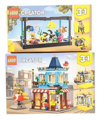 Lot 609 - LEGO - x2 BOXED CREATOR 3 IN 1 SETS NO. 31122 & 31105