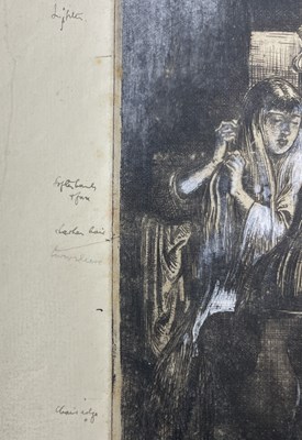 Lot 22 - LILIAN WHITEHEAD (1894-1959) - CANDLELIGHT - THREE ETCHINGS ON PAPER