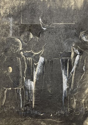 Lot 28 - LILIAN WHITEHEAD (1894-1959) - FIRELIGHT, 1926 - THREE WOOD ENGRAVINGS
