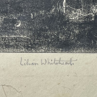 Lot 28 - LILIAN WHITEHEAD (1894-1959) - FIRELIGHT, 1926 - THREE WOOD ENGRAVINGS