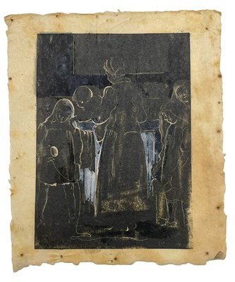 Lot 28 - LILIAN WHITEHEAD (1894-1959) - FIRELIGHT, 1926 - THREE WOOD ENGRAVINGS